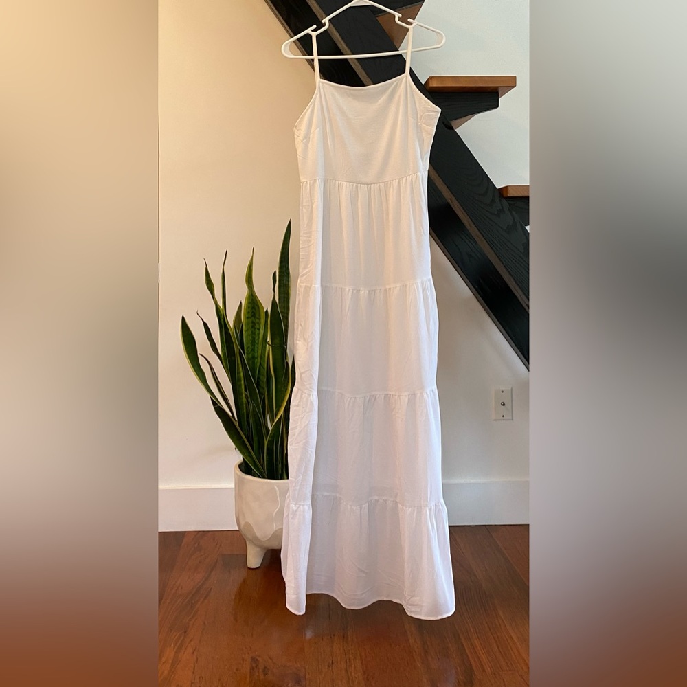 Long white H& M summer dress